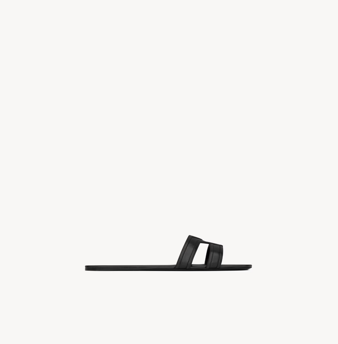 SAINT LAURENT - MABROUKA sandales en cuir lisse