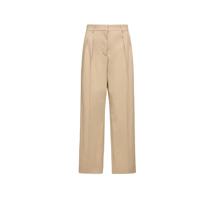 MONCLER - Pantalon ample en gabardine de coton