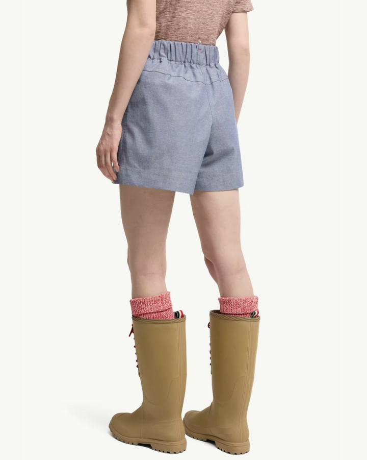MONCLER - Short en chambray