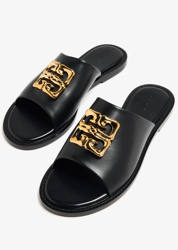 GIVENCHY - MULES PLATES LIQUIDES 4G