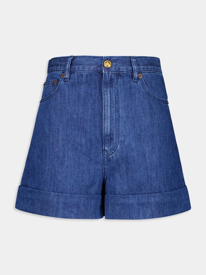 VALENTINO - SHORT DENIM MEDIUM BLUE