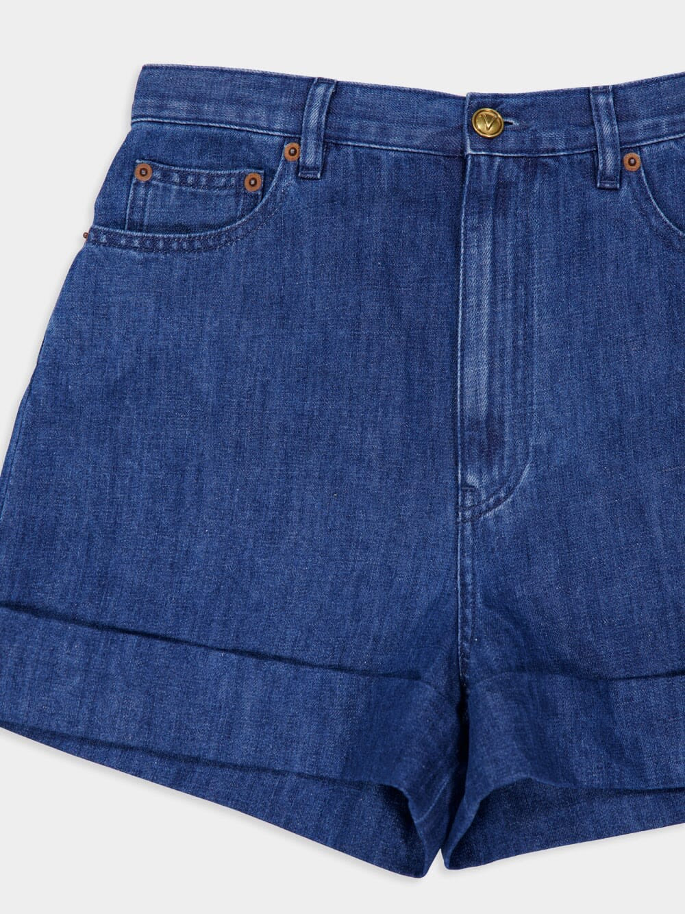 VALENTINO - SHORT DENIM MEDIUM BLUE