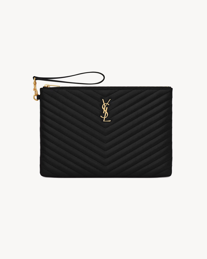 SAINT LAURENT - CASSANDRE POCHETTE EN CUIR
