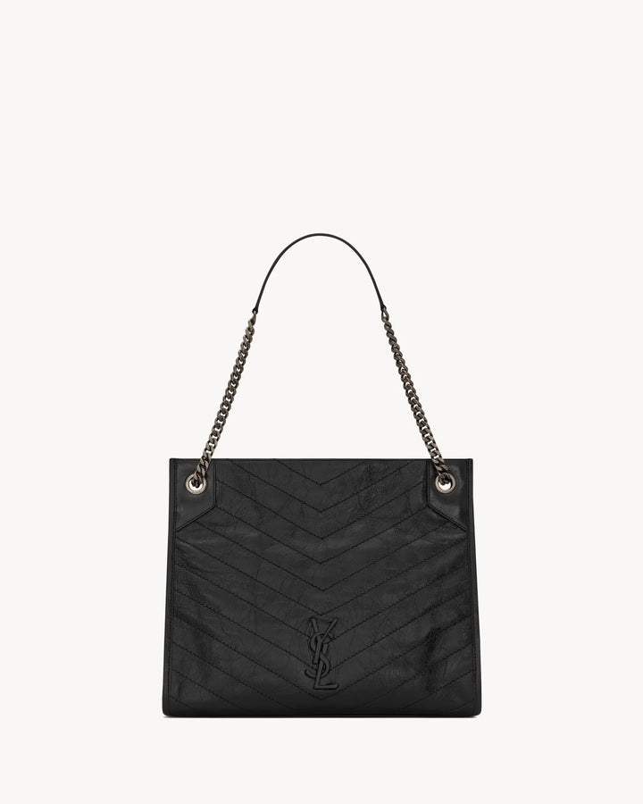 SAINT LAURENT - NIKI SHOPPING EN CUIR VINTAGE
