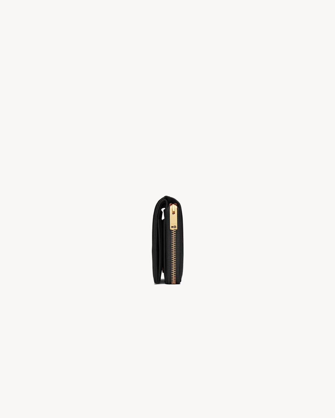 SAINT LAURENT - CASSANDRE PORTEFEUILLE COMPACT en cuir grain de poudre