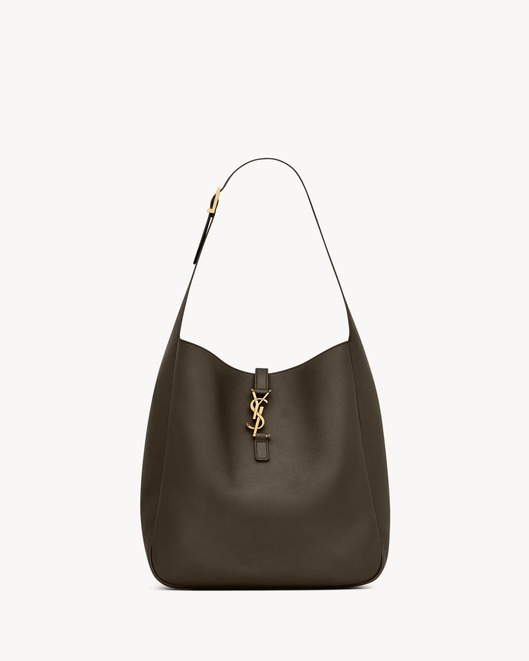 SAINT LAURENT - LE 5 À 7 large souple en cuir grainé