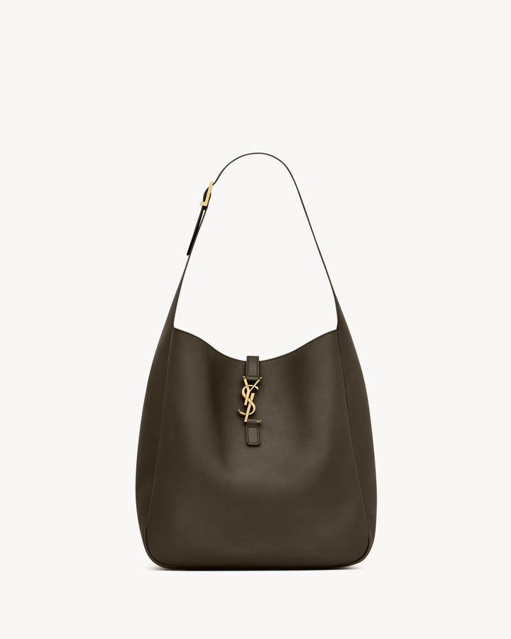 SAINT LAURENT - LE 5 À 7 large souple en cuir grainé
