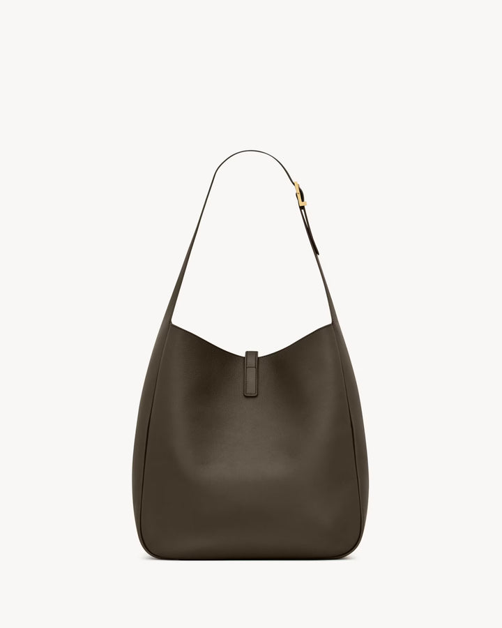 SAINT LAURENT - LE 5 À 7 large souple en cuir grainé