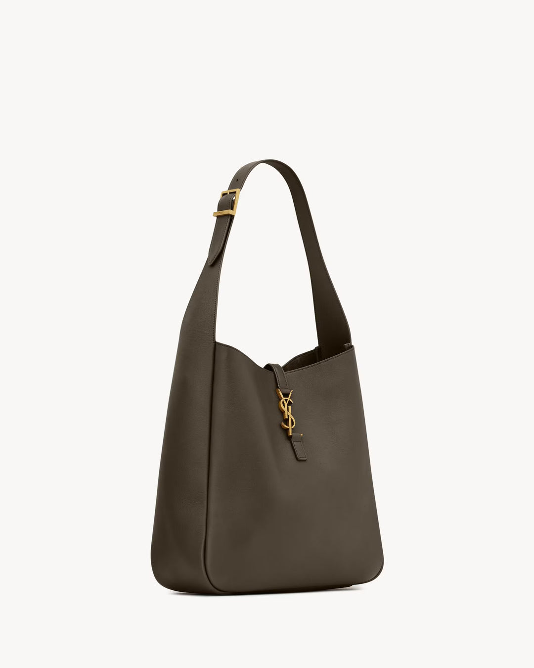 SAINT LAURENT - LE 5 À 7 large souple en cuir grainé