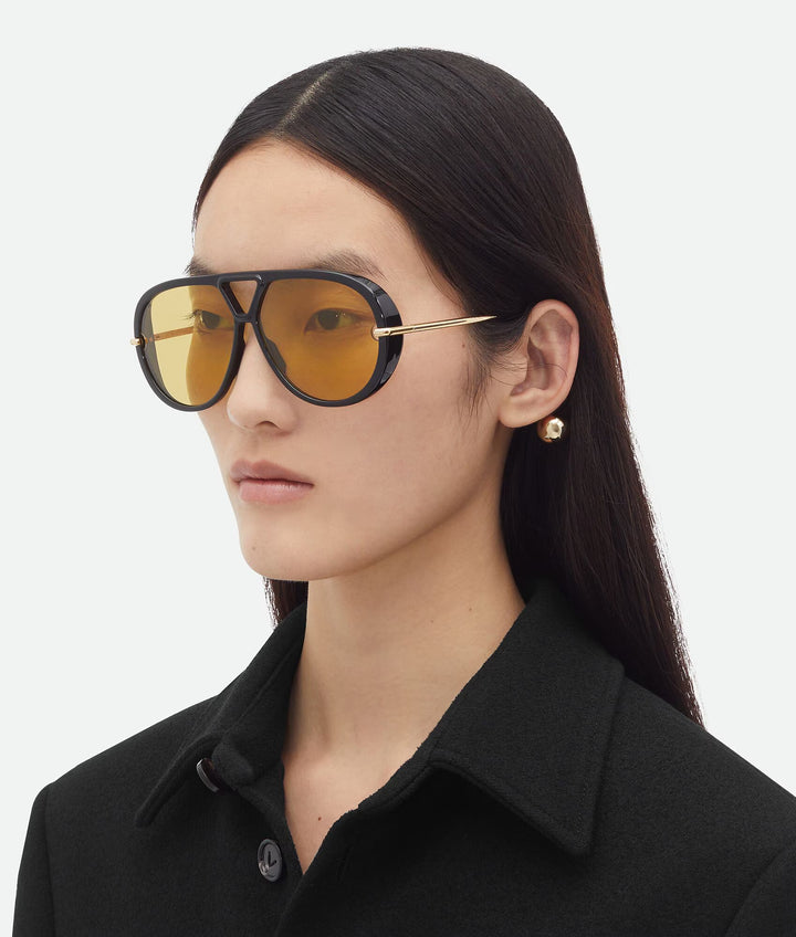 BOTTEGA VENETA - Lunettes de soleil aviateur Drop