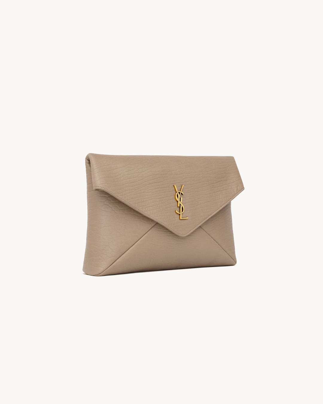 SAINT LAURENT - Grande pochette enveloppe à rabat