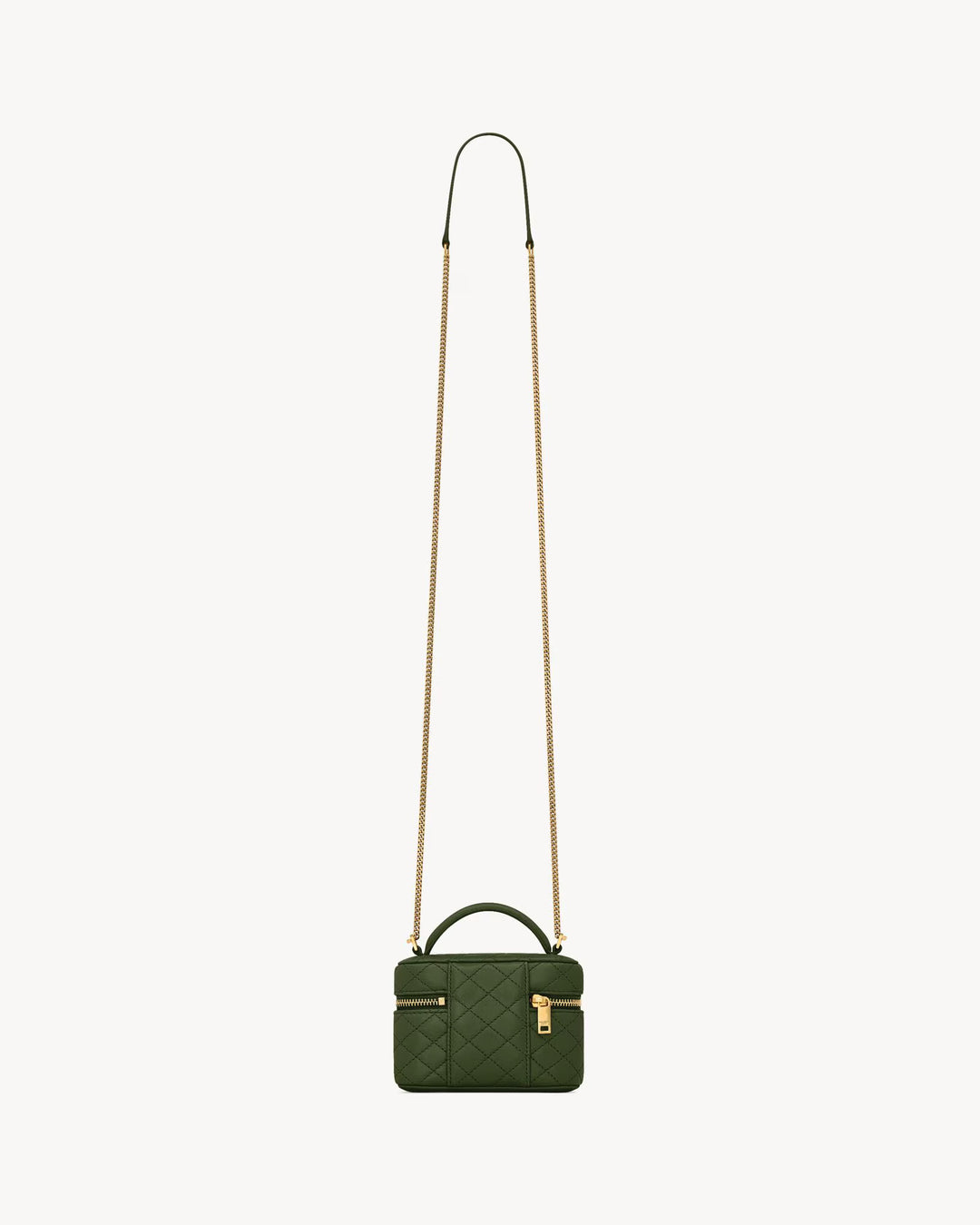 SAINT LAURENT- GABY micro sac vanity en cuir d’agneau