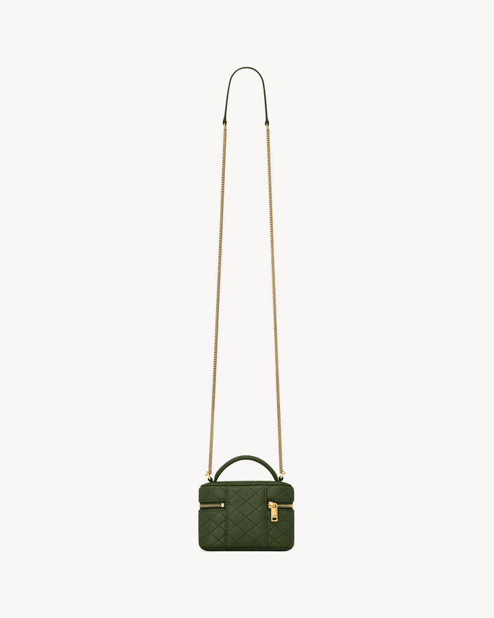 SAINT LAURENT- GABY micro sac vanity en cuir d’agneau