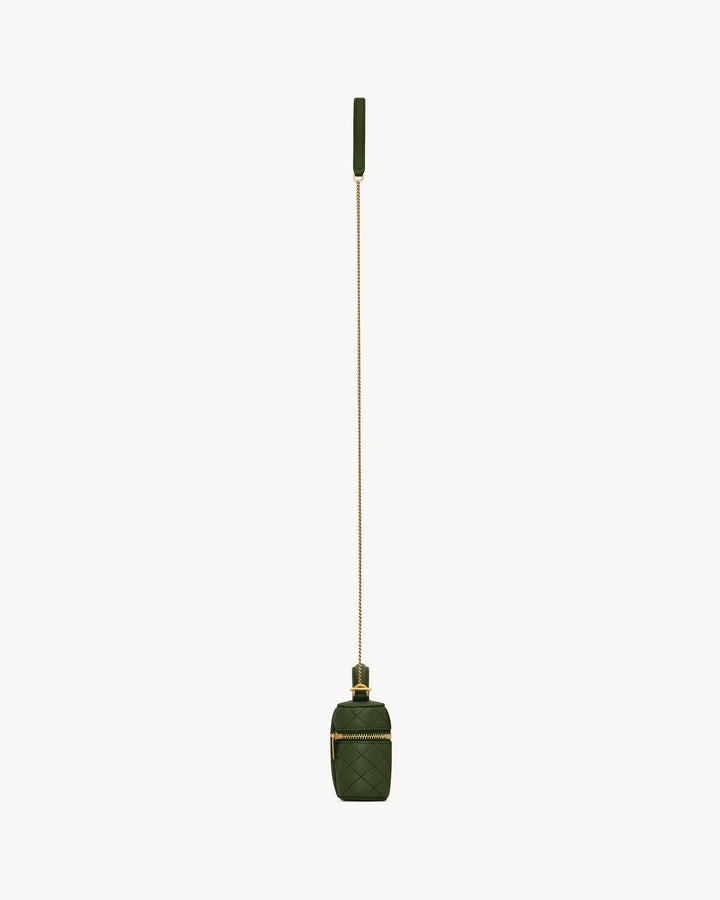 SAINT LAURENT- GABY micro sac vanity en cuir d’agneau