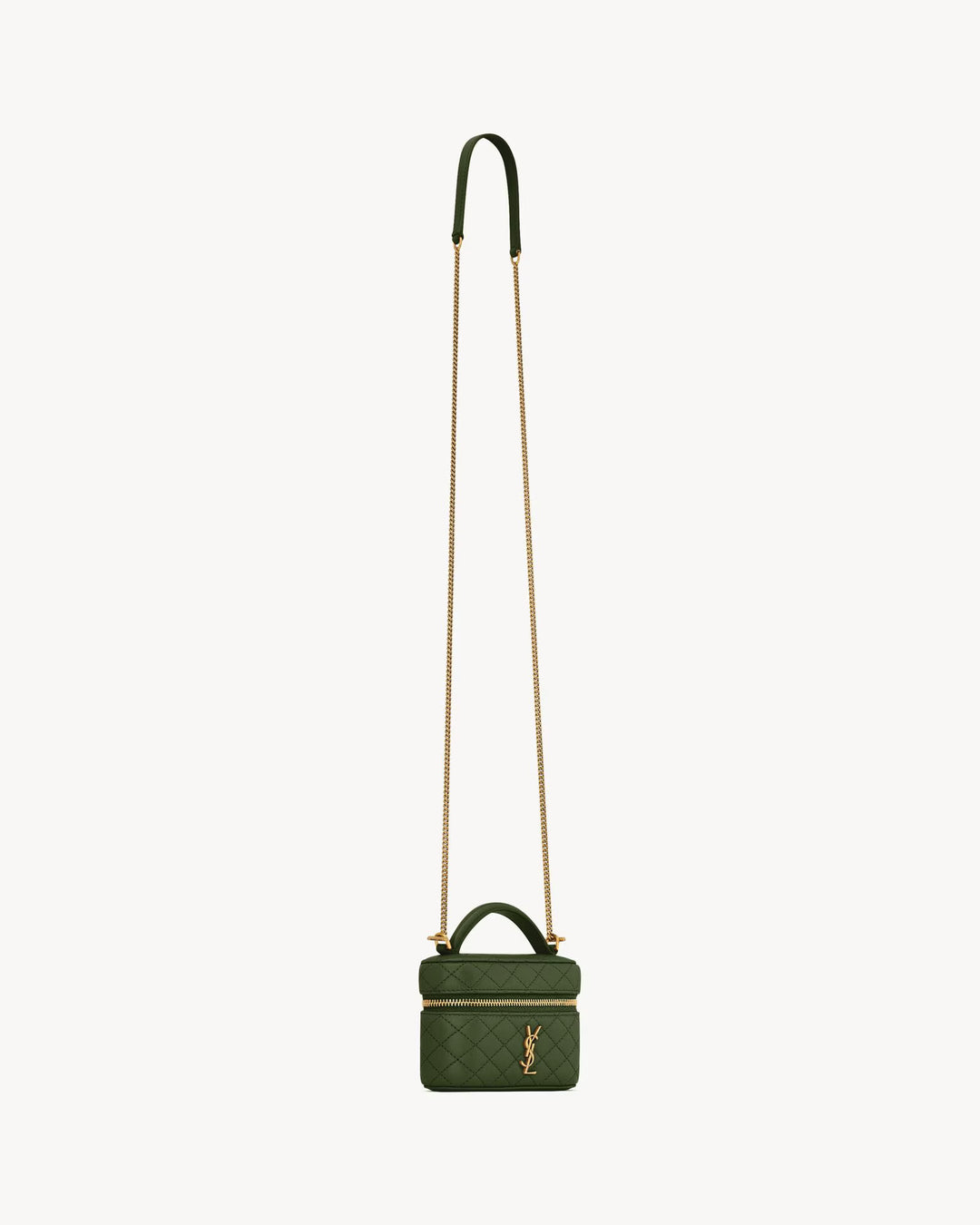 SAINT LAURENT- GABY micro sac vanity en cuir d’agneau