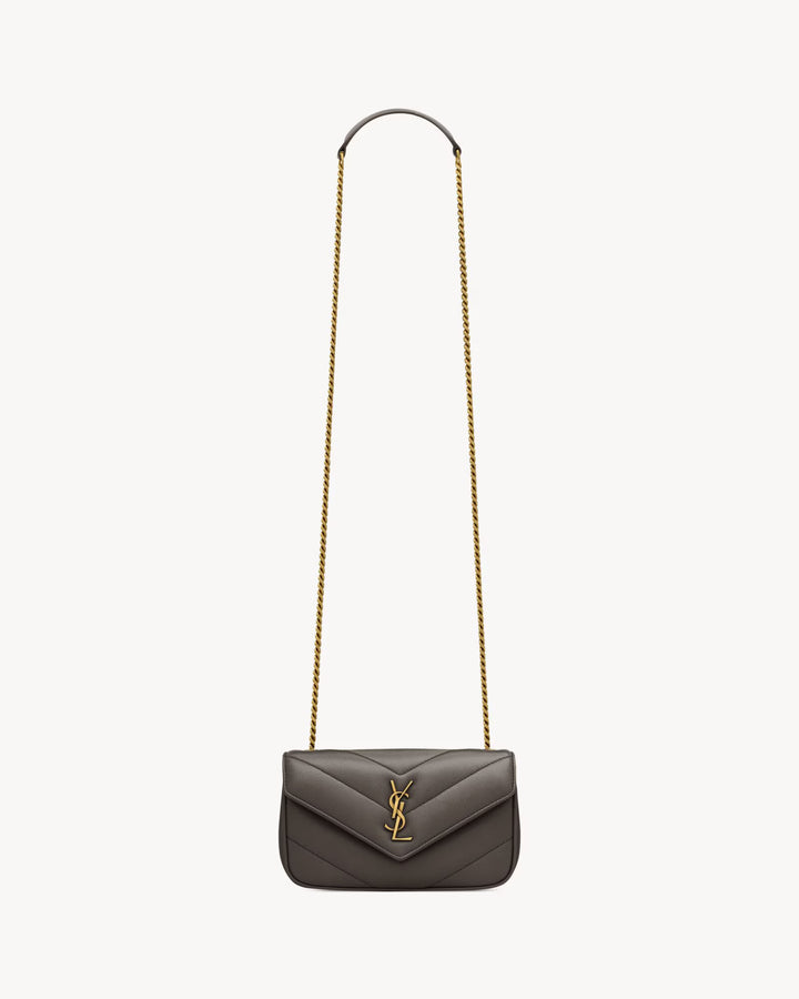SAINT LAURENT - LOULOU MINI en cuir d’agneau