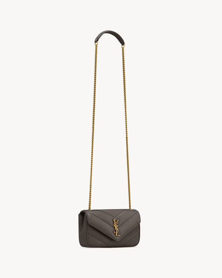 SAINT LAURENT - LOULOU MINI en cuir d’agneau