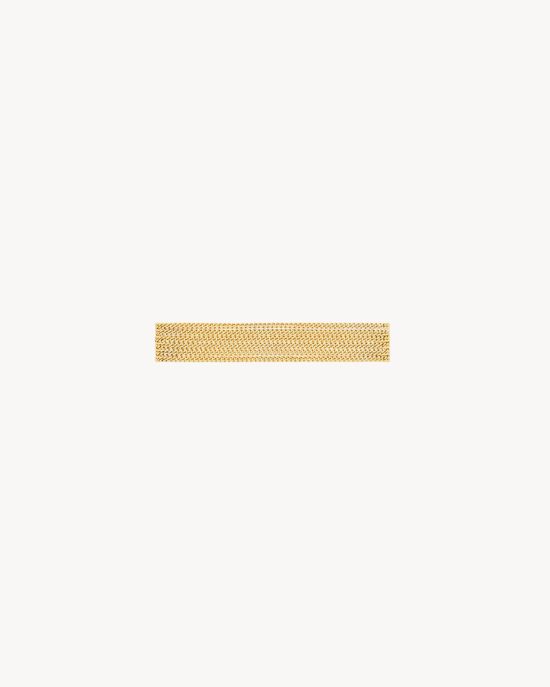 SAINT LAURENT - CASSANDRE Bracelet chaîne en métal