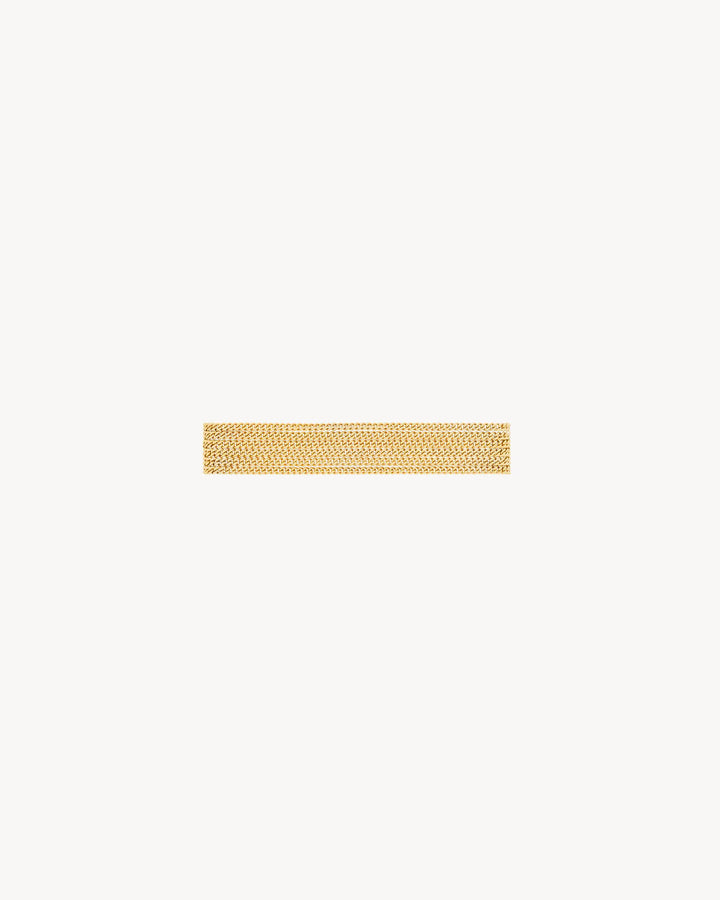 SAINT LAURENT - CASSANDRE Bracelet chaîne en métal