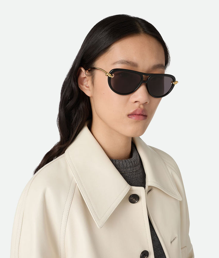 BOTTEGA VENETA - Lunettes de soleil aviateur Knot