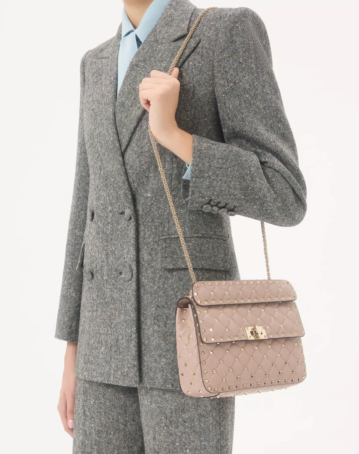 VALENTINO - Sac Moyen Rockstud Spike En Nappa