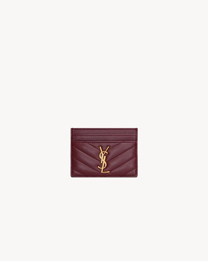 SAINT LAURENT - PORTE-CARTES ORNÉ DU CASSANDRE