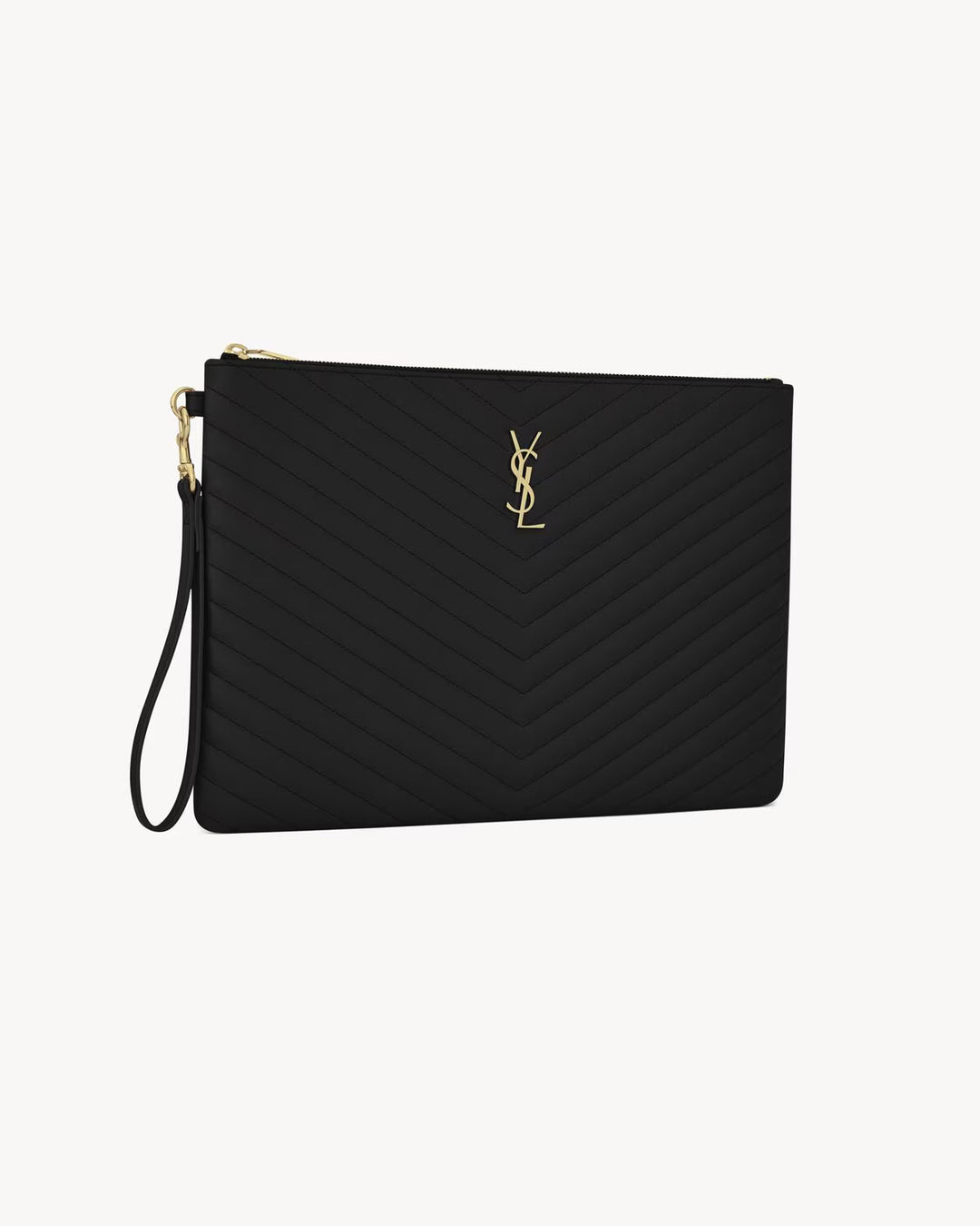 SAINT LAURENT - CASSANDRE large POCHETTE EN CUIR