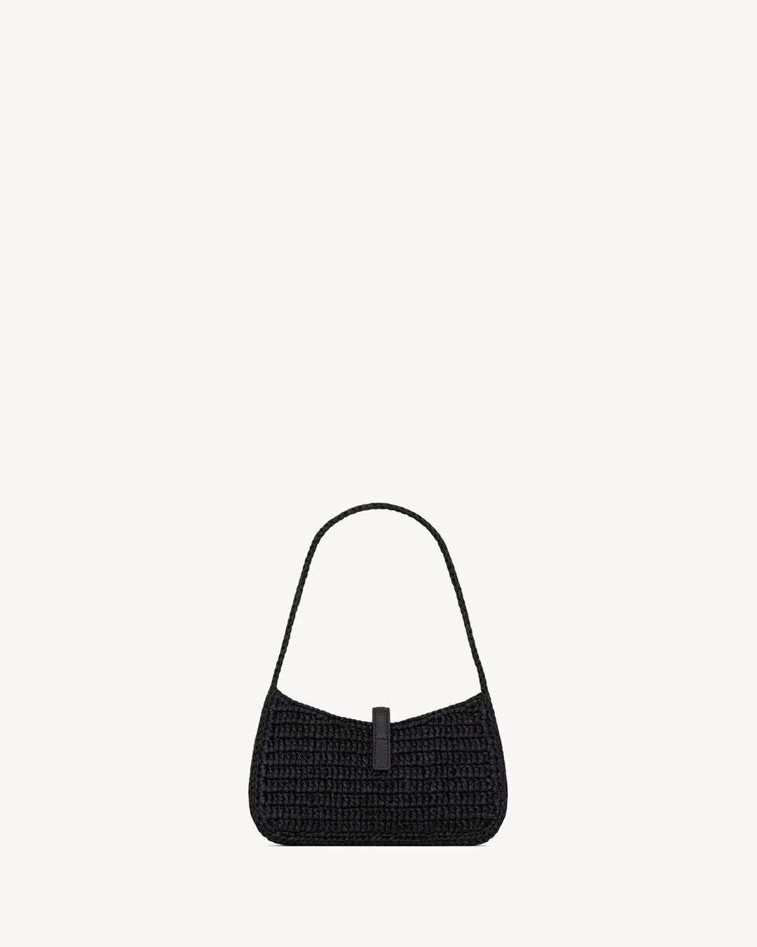 SAINT LAURENT - Le 5 à 7 mini en raphia
