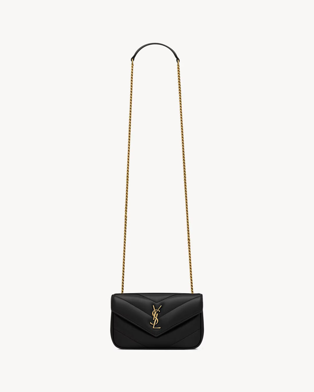SAINT LAURENT LOULOU MINI EN CUIR D'AGNEAU