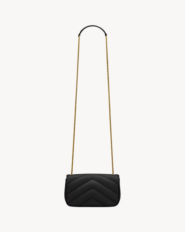 SAINT LAURENT LOULOU MINI EN CUIR D'AGNEAU