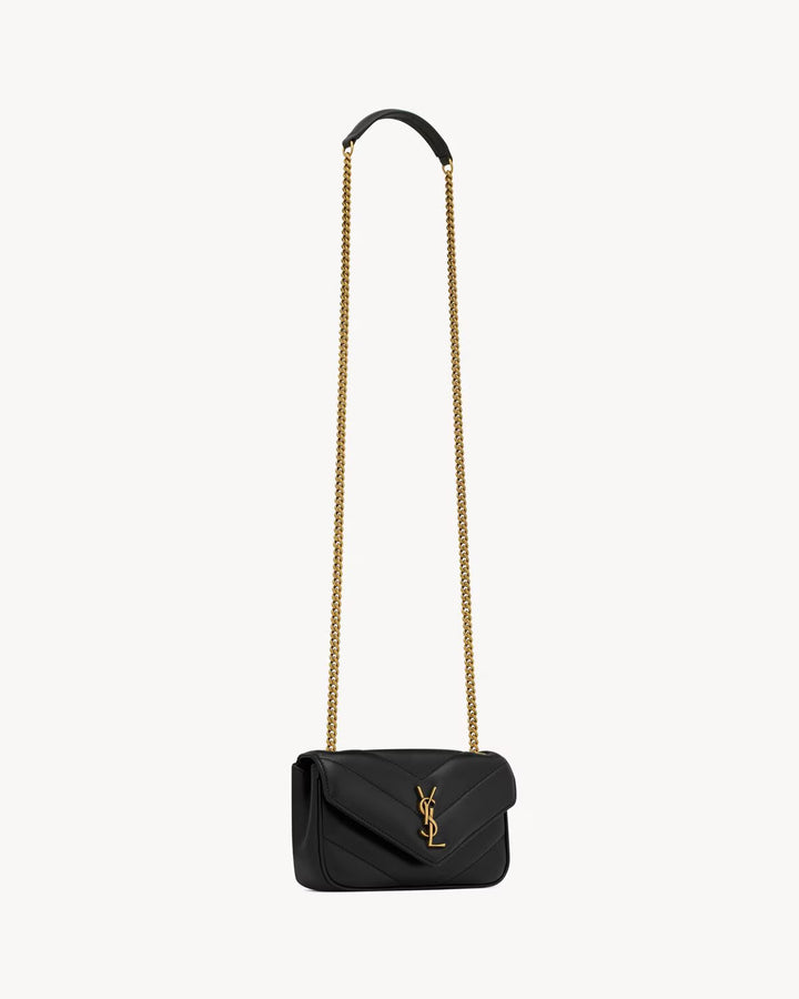 SAINT LAURENT LOULOU MINI EN CUIR D'AGNEAU