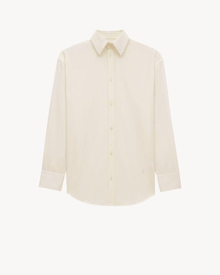 SAINT LAURENT - Chemise cassandre en popeline