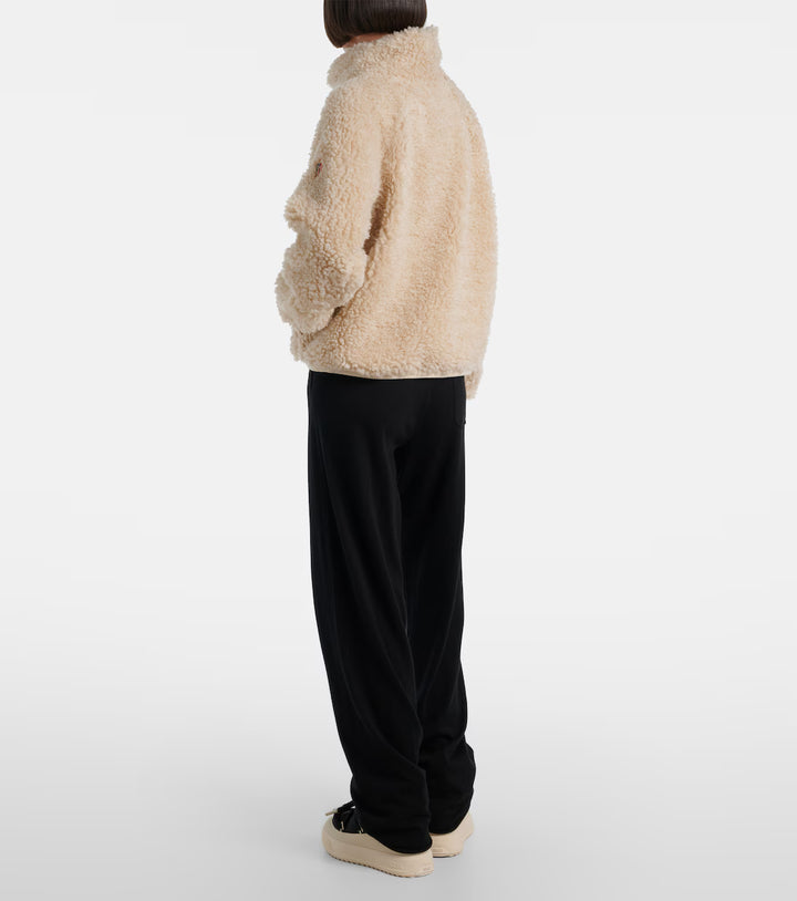 MONCLER - Sweat à col roulé en teddy