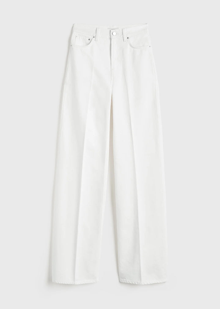 TOTEME - Wide leg denim white