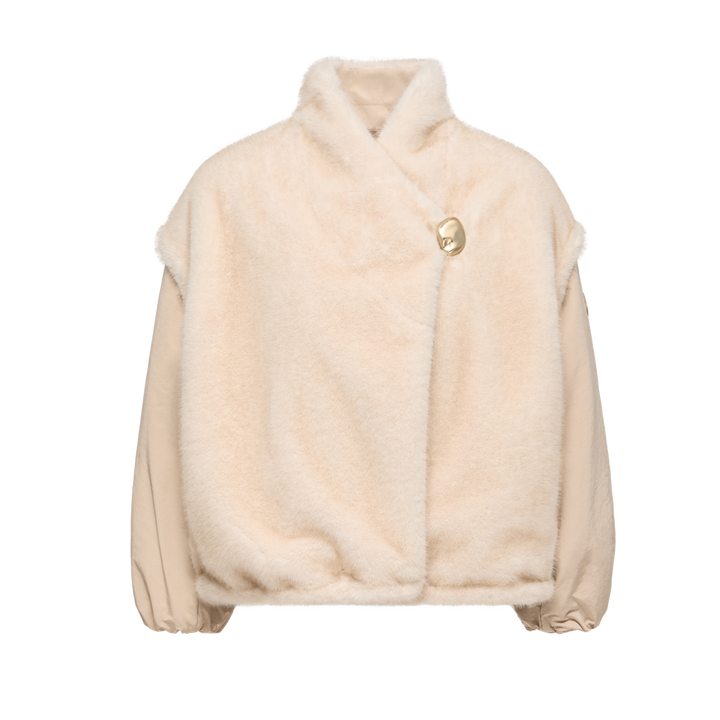 MONCLER Doudoune réversible 2-en-1 Chardonneret en teddy