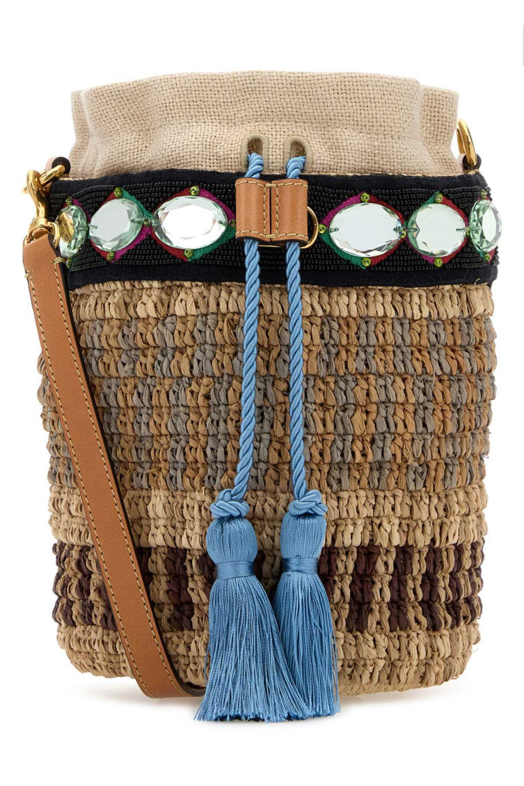 VALENTINO- PETIT SAC SEAU VALENTINO GARAVANI A BRODERIES