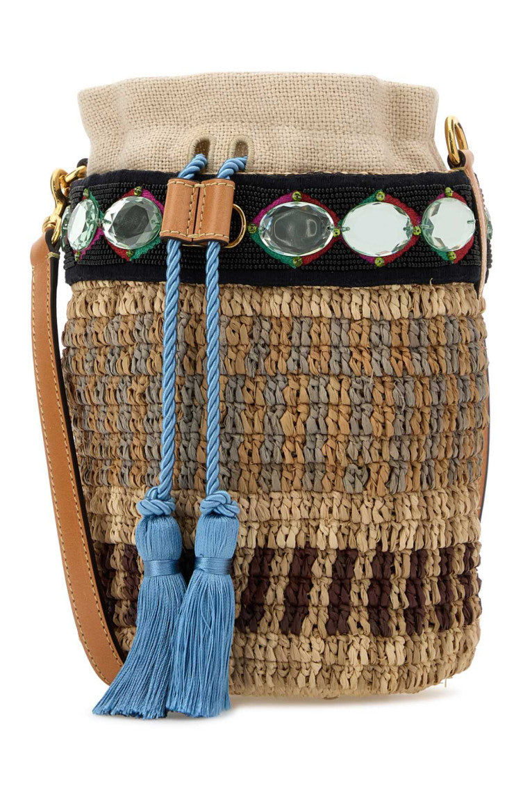 VALENTINO- PETIT SAC SEAU VALENTINO GARAVANI A BRODERIES