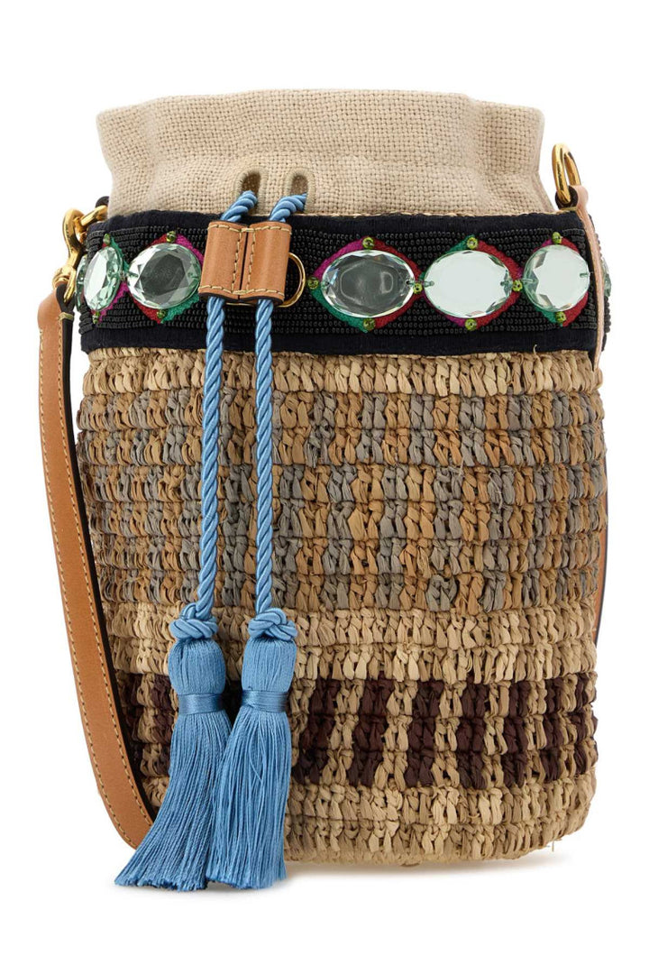 VALENTINO- PETIT SAC SEAU VALENTINO GARAVANI A BRODERIES