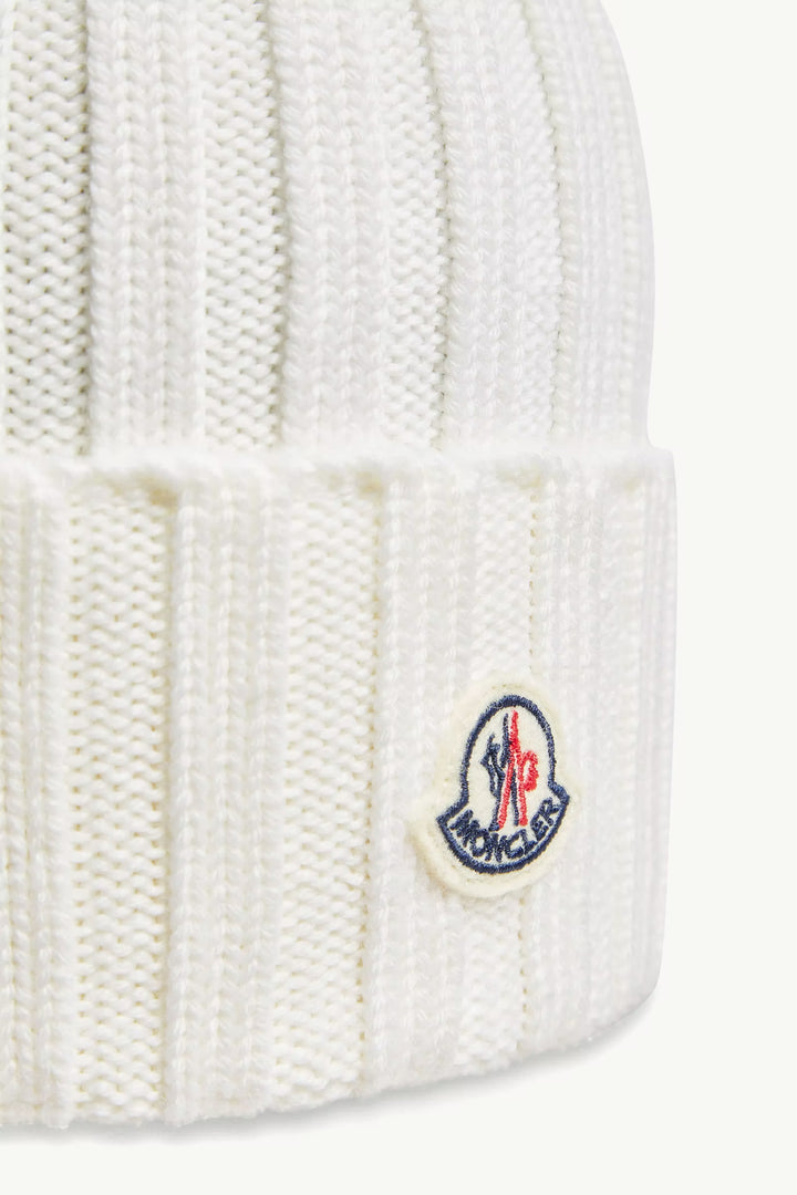 MONCLER-Bonnet en laine avec pompon