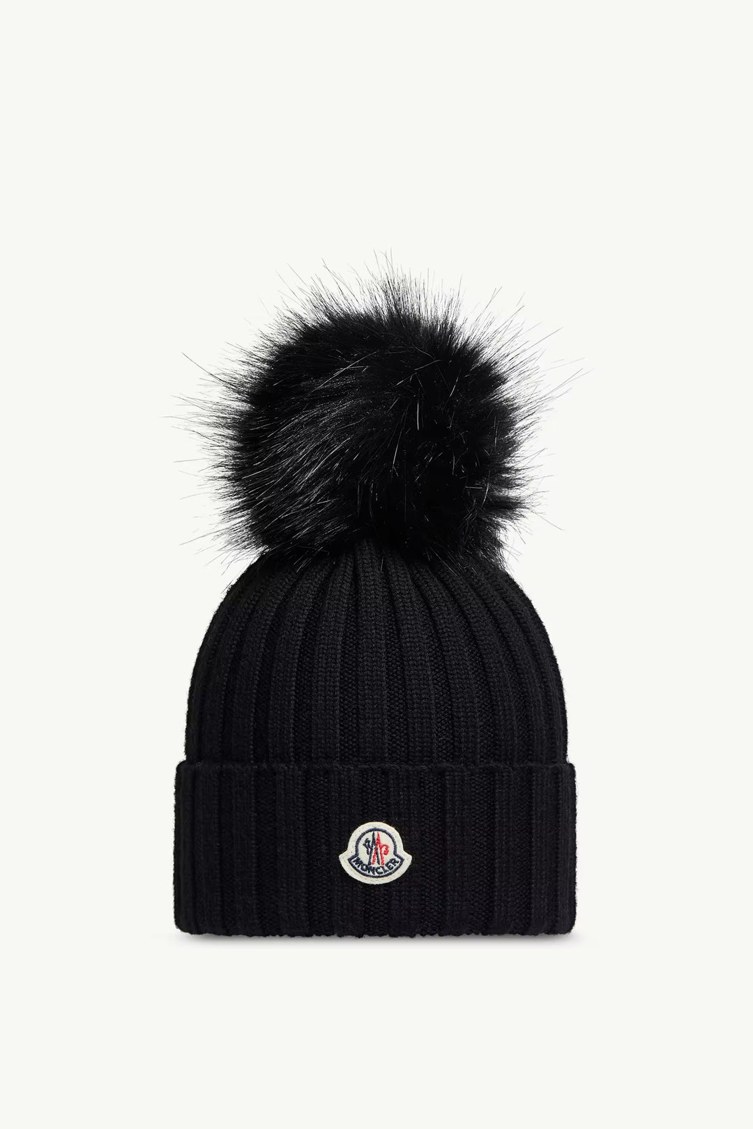 MONCLER-Bonnet en laine avec pompon