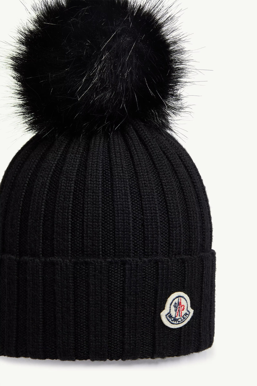 MONCLER-Bonnet en laine avec pompon