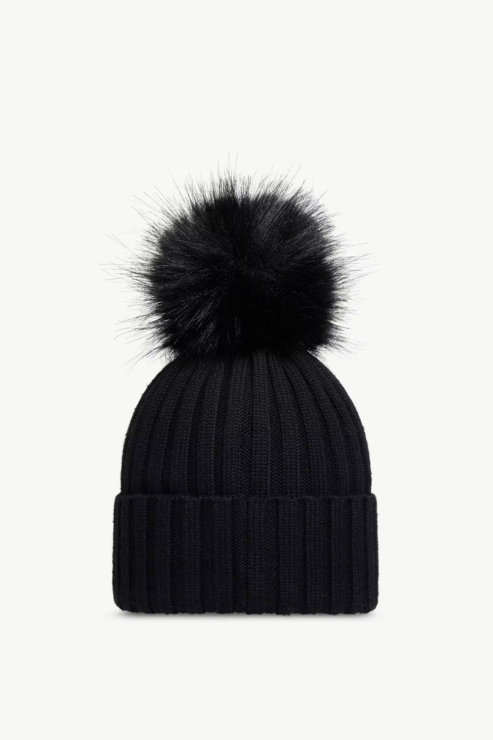 MONCLER-Bonnet en laine avec pompon