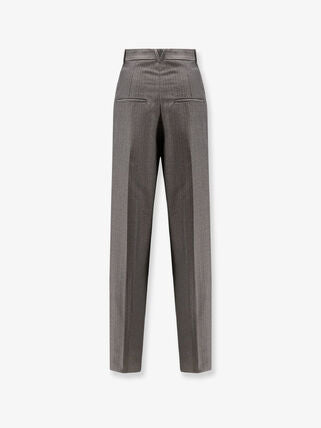 BOTTEGA VENETA-Pantalon en laine et mohair à rayures effet
