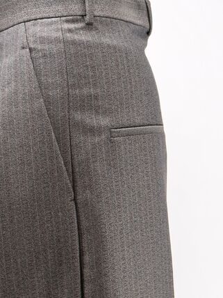 BOTTEGA VENETA-Pantalon en laine et mohair à rayures effet