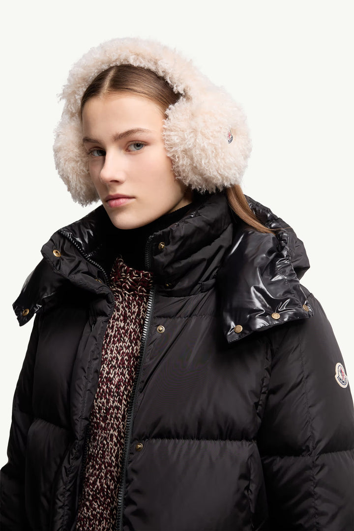 MONCLER - Cache-oreilles matelassé en teddy