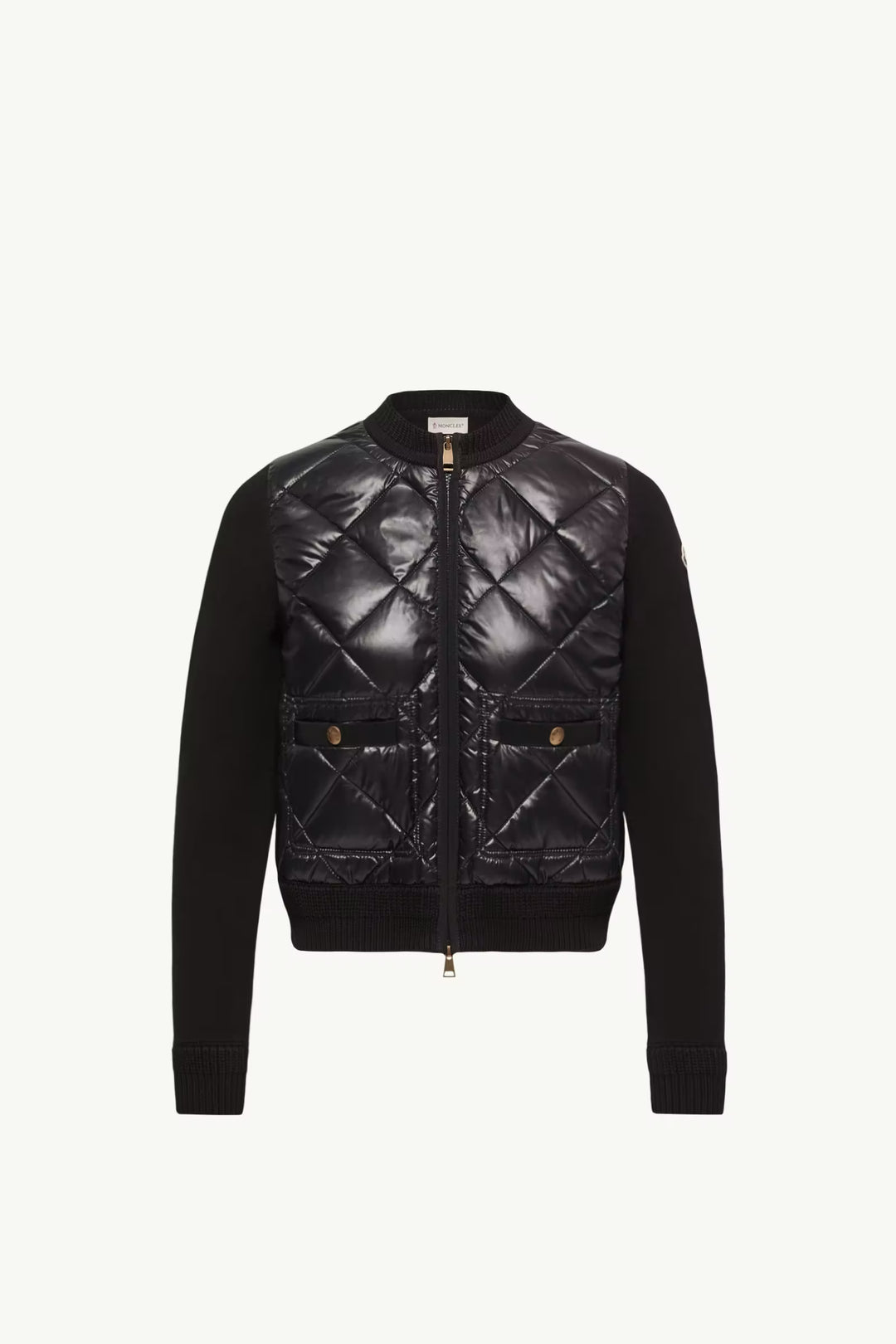 MONCLER Cardigan matelassé en coton
