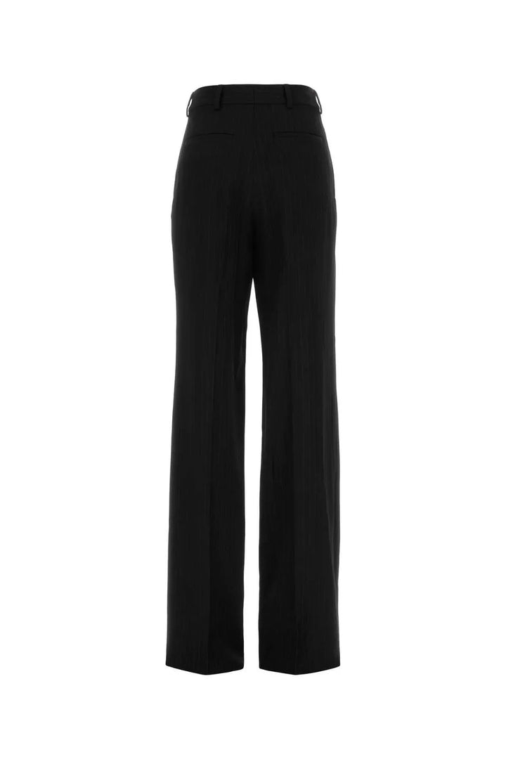 SAINT LAURENT - Pantalon en crêpe à fines rayures