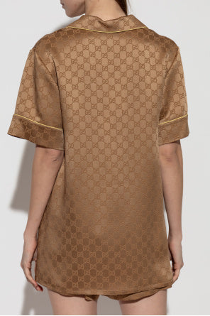 GUCCI - CHEMISE EN SATIN GG