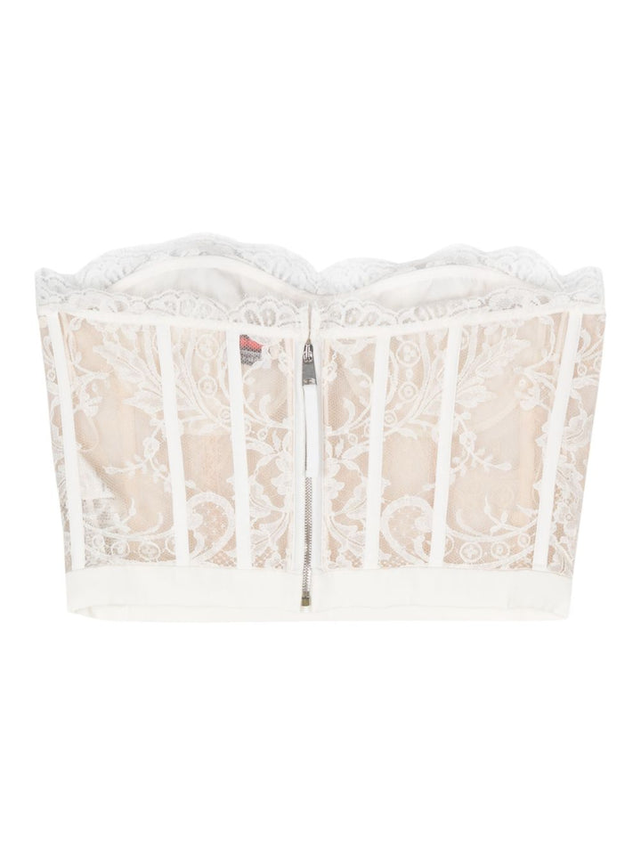 ALEXANDER MCQUEEN - CORSET EN DENTELLE