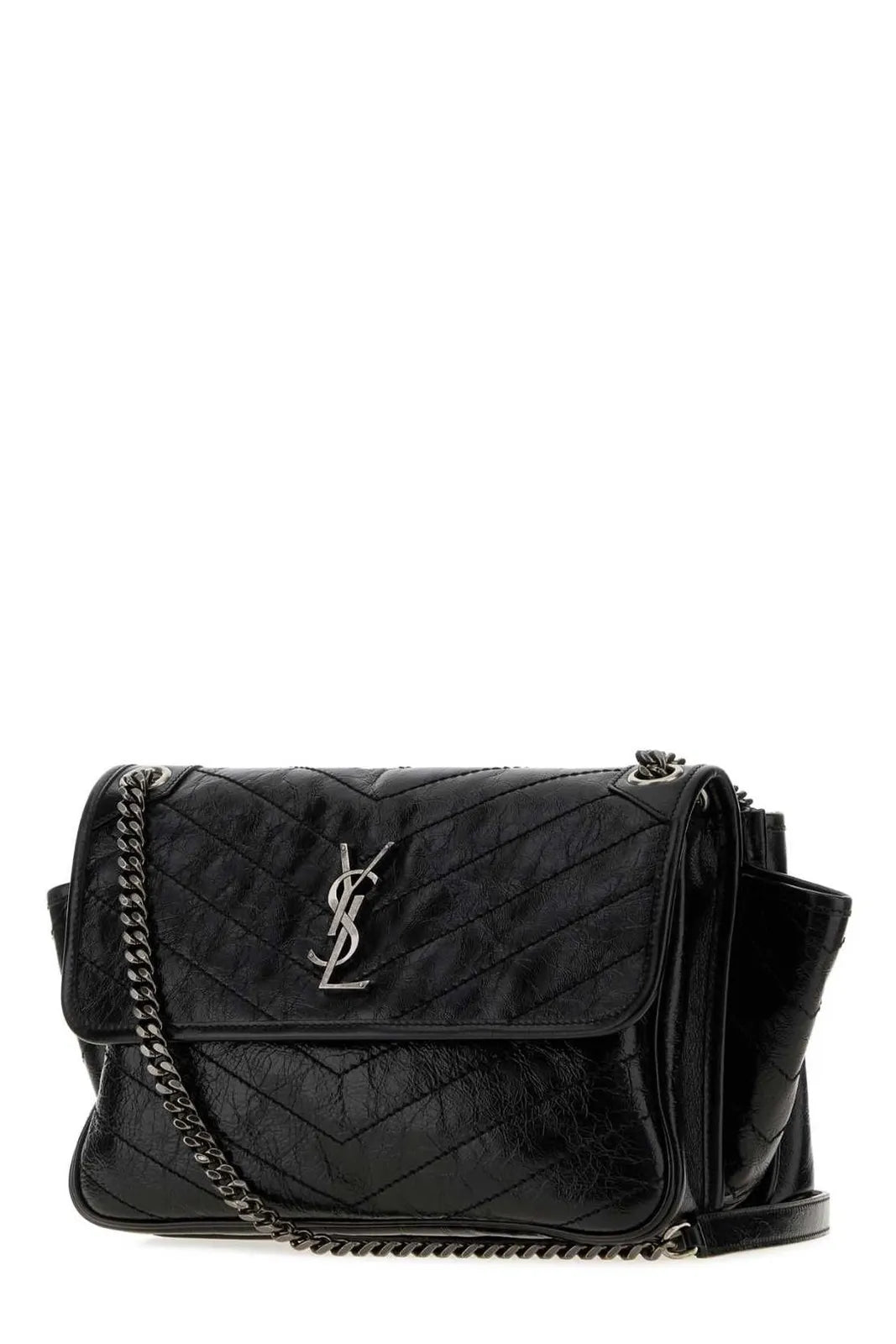 SAINT LAURENT - NIKI TRIPOUCH en cuir vintage